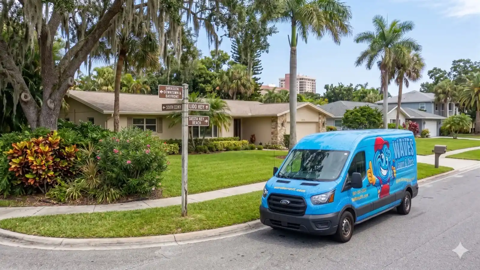 Parrish Pest Control service vehicle